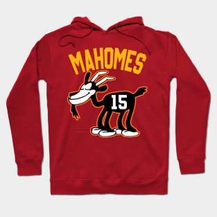 Mahomes GOAT, Steamboat Willie Goat Hoodie